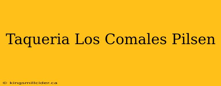 Taqueria Los Comales Pilsen