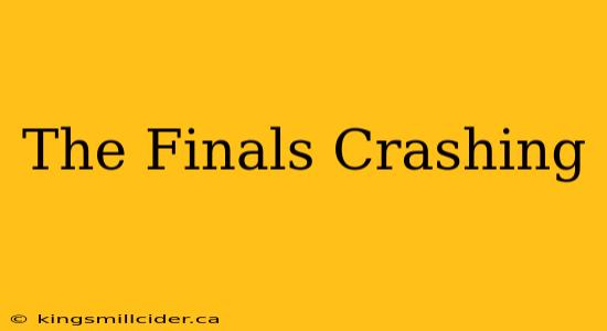 The Finals Crashing