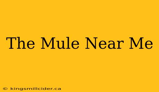 The Mule Near Me