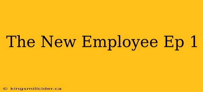 The New Employee Ep 1