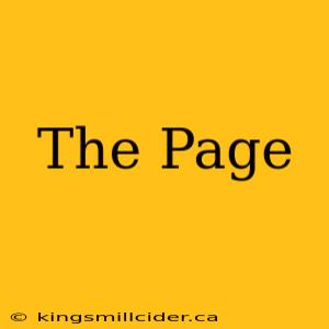 The Page