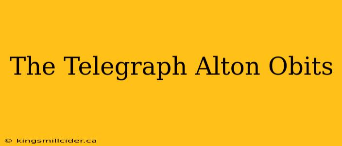 The Telegraph Alton Obits