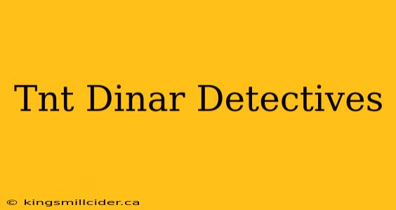 Tnt Dinar Detectives