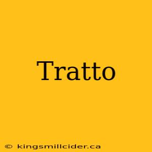 Tratto