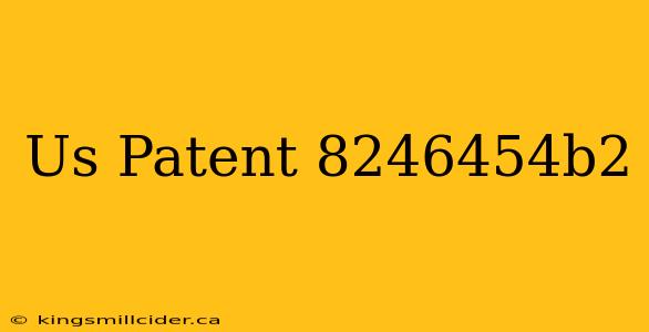 Us Patent 8246454b2