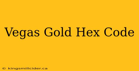 Vegas Gold Hex Code