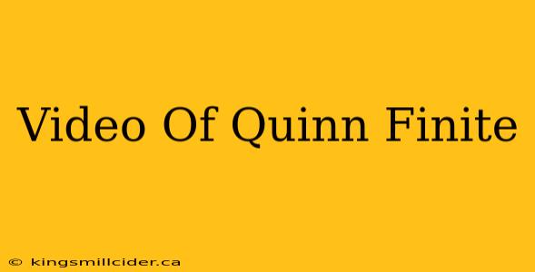 Video Of Quinn Finite