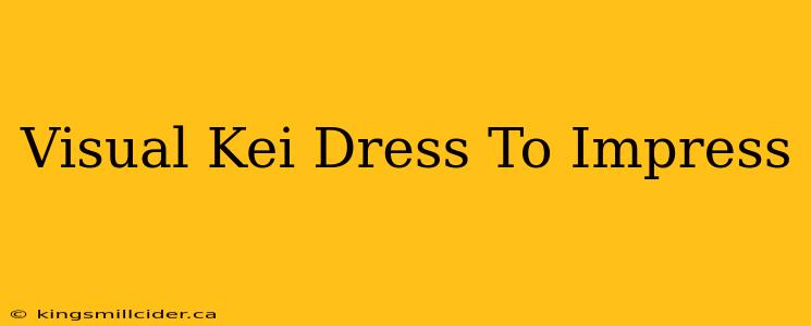 Visual Kei Dress To Impress