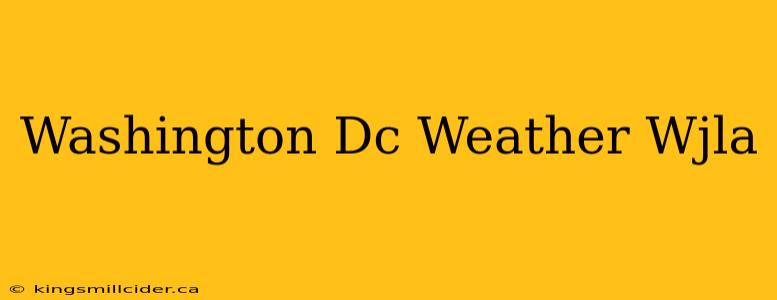 Washington Dc Weather Wjla