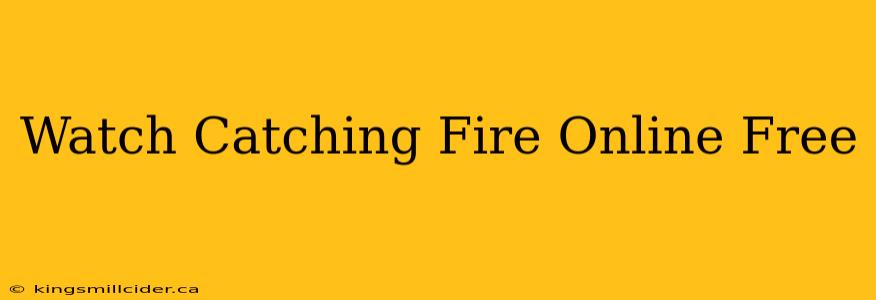 Watch Catching Fire Online Free