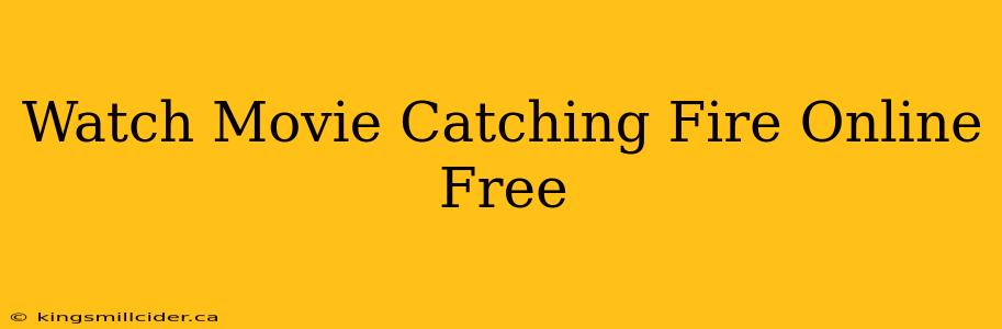 Watch Movie Catching Fire Online Free