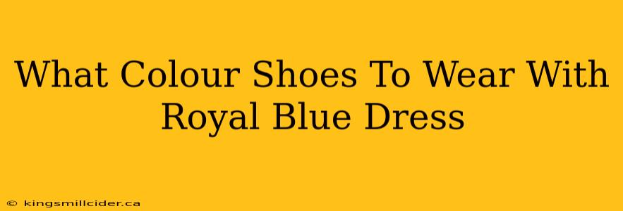 What Colour Shoes To Wear With Royal Blue Dress