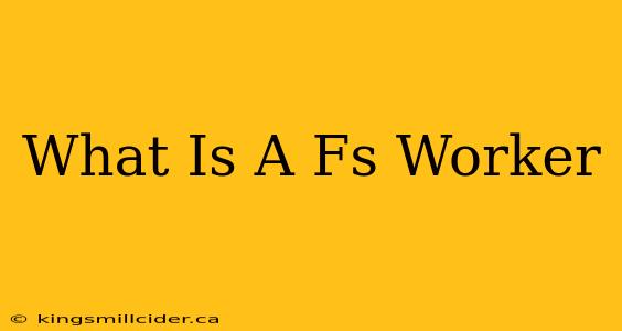 What Is A Fs Worker