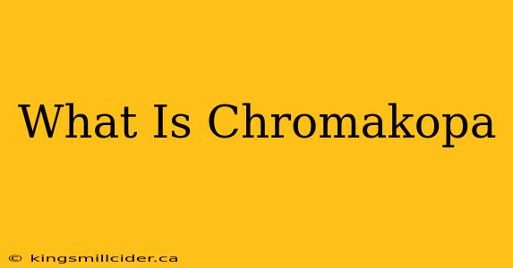 What Is Chromakopa