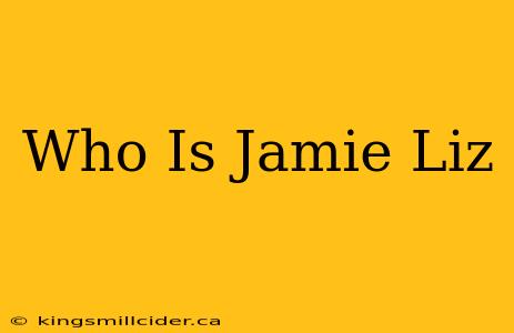 Who Is Jamie Liz