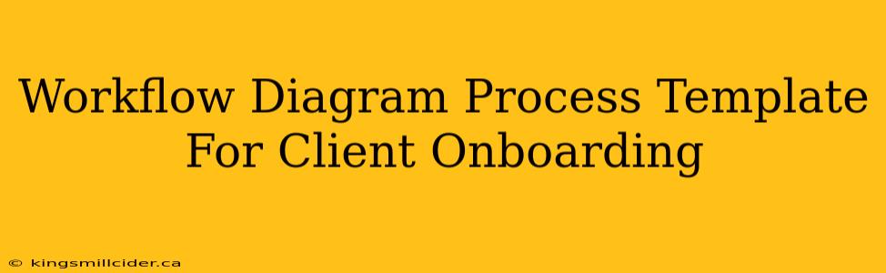 Workflow Diagram Process Template For Client Onboarding