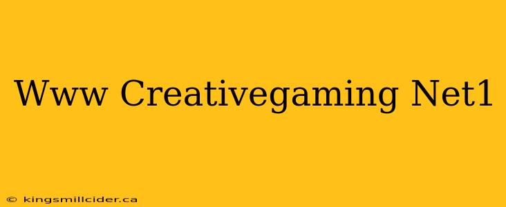 Www Creativegaming Net1