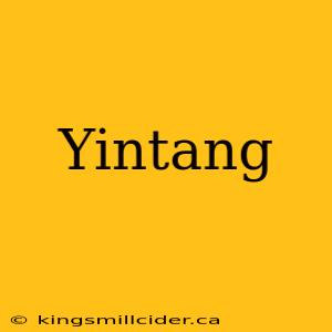 Yintang