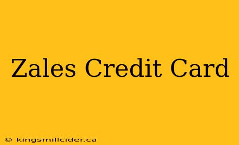 Zales Credit Card