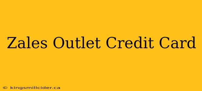 Zales Outlet Credit Card